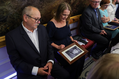 Znamy nazwiska kolejnych 18 zidentyfikowanych ofiar totalitaryzmów – Warszawa, 24 lipca 2025. Fot. Mikołaj Bujak (IPN)