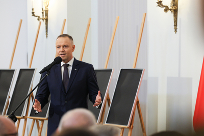 Państwo Polskie zawsze powraca po Swoich. Na zdj. Prezydent RP Karol Nawrocki – Warszawa, 26 lutego 2026. Fot. Sławek Kasper (IPN)